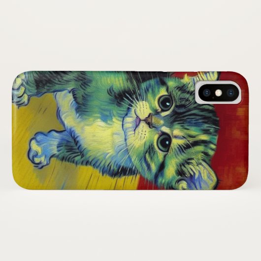 Coques Case-Mate iPhone Van Gogh Tabby Cat (Dos (Horizontal))