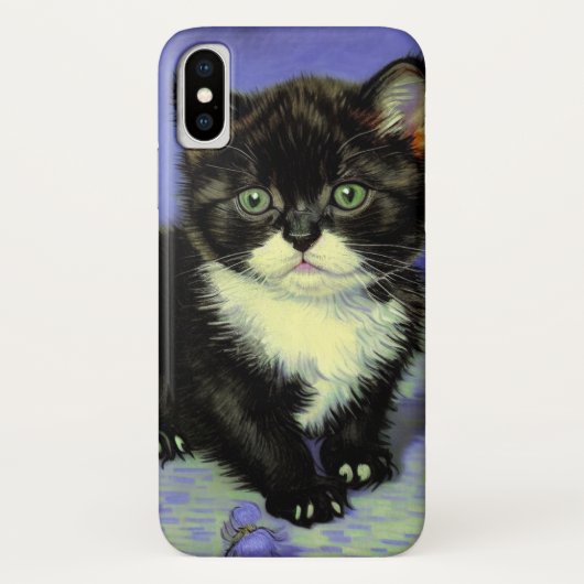Coques Case-Mate iPhone Van Gogh Tuxedo Kitten (Dos)