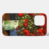 Coques Case-Mate iPhone Van Gogh - Vase avec des pépites rouges (Verso (horizontal))