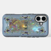 Coques Case-Mate iPhone Vanfleet Victorian Girl Monogramme (Verso (horizontal))