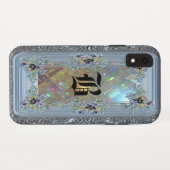 Coques Case-Mate iPhone Vanfleet Victorian Girl XR Monogramme (Dos (Horizontal))