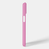 Coques Case-Mate iPhone Vanille Cupcake et rayures roses (Verso / Droite)