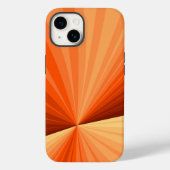 Coques Case-Mate iPhone Vanille rouge orange Abstraite moderne Fractale gr (Verso)