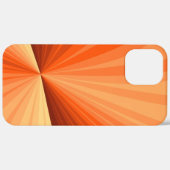 Coques Case-Mate iPhone Vanille rouge orange Abstraite moderne Fractale gr (Verso / Droite)