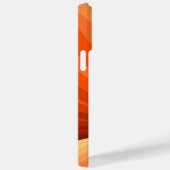 Coques Case-Mate iPhone Vanille rouge orange Abstraite moderne Fractale gr (Verso / Droite)