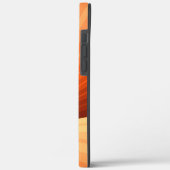 Coques Case-Mate iPhone Vanille rouge orange Abstraite moderne Fractale gr (Verso / Gauche)
