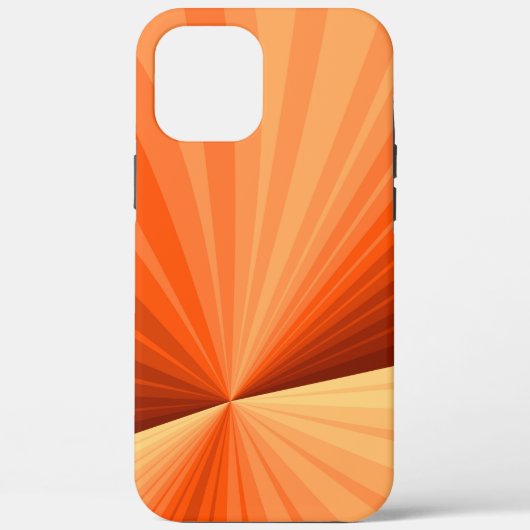 Coques Case-Mate iPhone Vanille rouge orange Abstraite moderne Fractale gr (Verso)