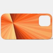Coques Case-Mate iPhone Vanille rouge orange Abstraite moderne Fractale gr (Verso (horizontal))