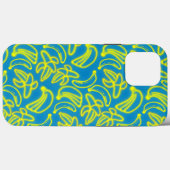 Coques Case-Mate iPhone Vaporwave Neon Bananes Rétro Futuriste (Verso (horizontal))