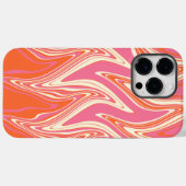 Coques Case-Mate iPhone Varé - rose, orange et crème (Verso (horizontal))