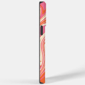 Coques Case-Mate iPhone Varé - rose, orange et crème (Verso / Droite)