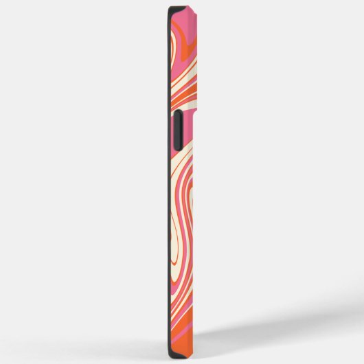 Coques Case-Mate iPhone Varé - rose, orange et crème (Verso / Droite)
