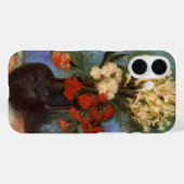 Coques Case-Mate iPhone Vase avec des oeillets de Vincent van Gogh (Verso (horizontal))