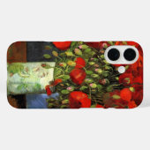 Coques Case-Mate iPhone Vase avec des papillons rouges | Vincent van Gogh (Verso (horizontal))