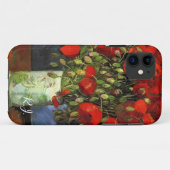 Coques Case-Mate iPhone Vase avec des pavots rouges par Vincent van Gogh. (Dos (Horizontal))