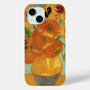 Coque Pour iPhone 15 Vase avec douze tournesols de Vincent van Gogh
