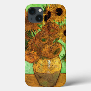 iPhone 13 Coque Vase avec douze tournesols par Vincent van Gogh