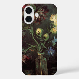 Coques iPhone 16 Vase avec Myosotis et Pivoines de Vincent van Gogh