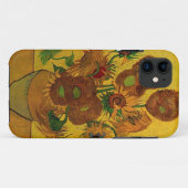 Coques Case-Mate iPhone Vase avec quinze tournesols (Dos (Horizontal))