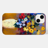 Coques Case-Mate iPhone Vase blanc avec fleurs Odilon Redon (Verso (horizontal))