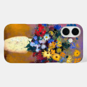 Coques Case-Mate iPhone Vase blanc avec fleurs Odilon Redon (Verso (horizontal))