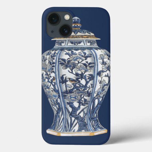 Coques Case-Mate iPhone Vase en porcelaine bleue et blanche de Vision Stud (Verso)