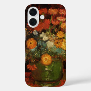 Coques iPhone 16 Vase Still Life avec Zinnias par Vincent van Gogh