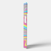 Coques Case-Mate iPhone Vaves de Liquify Pastel (Verso / Droite)
