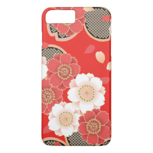 Coques Pour iPhone Vecteur blanc rouge rouge éclatant rétro Vintage