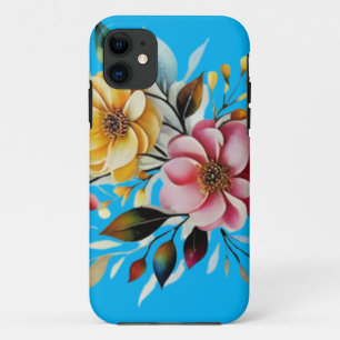 Case-Mate iPhone Case vecteur d'art floral rose pastel