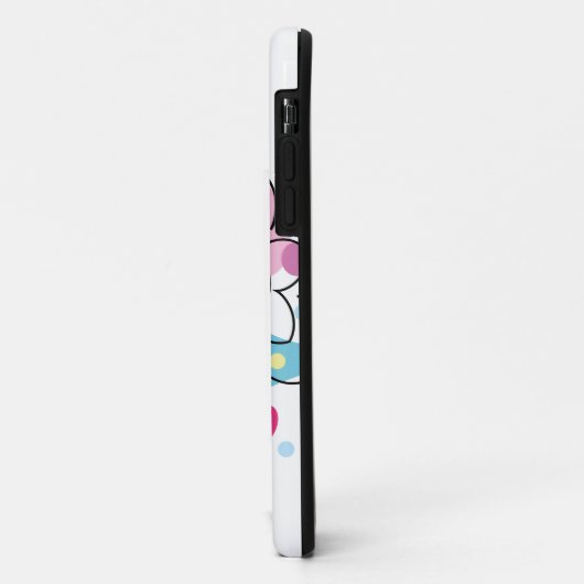 Coques Case-Mate iPhone Vecteur vectoriel tendance motif d'une fleur d'été (Dos/Gauche)