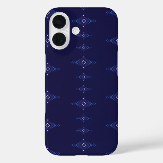 Coques Case-Mate iPhone Vector boho motif mélange ciel bleu inspiré Ikat (Verso)