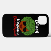 Coques Case-Mate iPhone Végétarien noir Afro femme Broccoli cheveux (Verso (horizontal))