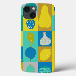 Etui iPhone 13 Veggie Blocks I