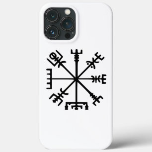 iPhone 13 Pro Max Case Vegvísir (boussole de Viking)