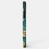 Coques Case-Mate iPhone Veille bijoux Steampunk sur un Arrière - plan vert (Dos/Gauche)