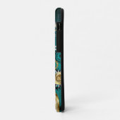 Coques Case-Mate iPhone Veille bijoux Steampunk sur un Arrière - plan vert (Dos/Gauche)