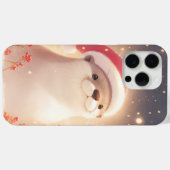 Coques Case-Mate iPhone Veillée de Noël douillette de loutre (Verso (horizontal))