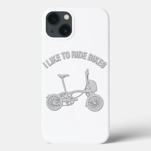 Coques Case-Mate iPhone Vélo cool Design - I Like Ride Bikes (Verso)