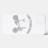 Coques Case-Mate iPhone Vélo cool Design - I Like Ride Bikes (Verso (horizontal))