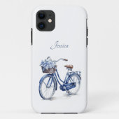 Coques Case-Mate iPhone Vélo en Delft Blue personnalisable (Dos)