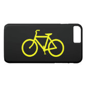 Coques Case-Mate iPhone Vélo jaune (Dos (Horizontal))