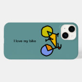 Coques Case-Mate iPhone Vélo : Vélos ; Cool cycliste (Verso (horizontal))