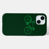 Coques Case-Mate iPhone vélo vert (Verso (horizontal))