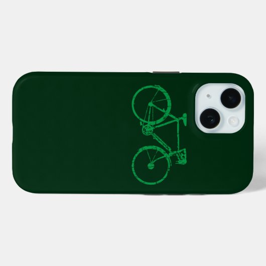 Coques Case-Mate iPhone vélo vert (Verso (horizontal))