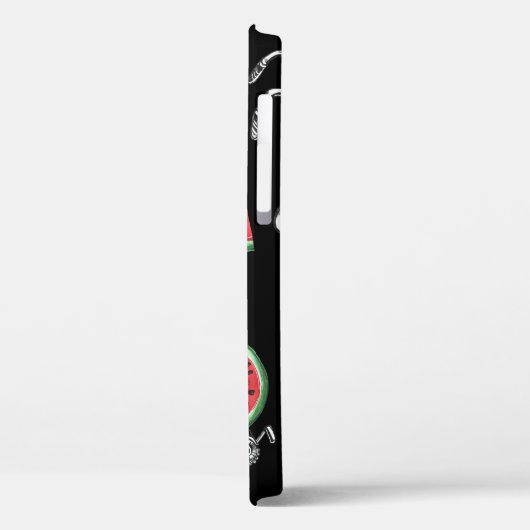 Coques Case-Mate iPhone Vélos à roue de pastèque, motif d'été. (Verso / Gauche)