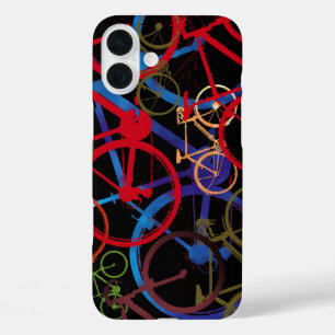 Coques iPhone 16 Plus Vélos couleur noir