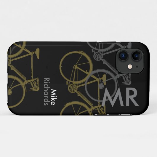 Coques Case-Mate iPhone vélos de nom (Dos (Horizontal))