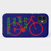 Coques Case-Mate iPhone vélos - la vie sur deux roues (Dos (Horizontal))