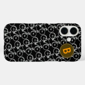 Coques Case-Mate iPhone vélos+motif personnalisé (Verso (horizontal))